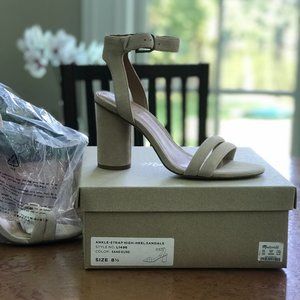 NEW Madewell Ankle-Strap High-Heel Sandals 8.5